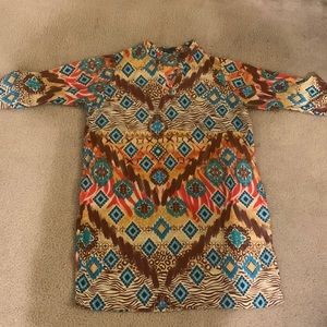 Love by Chelsey Printed Dress